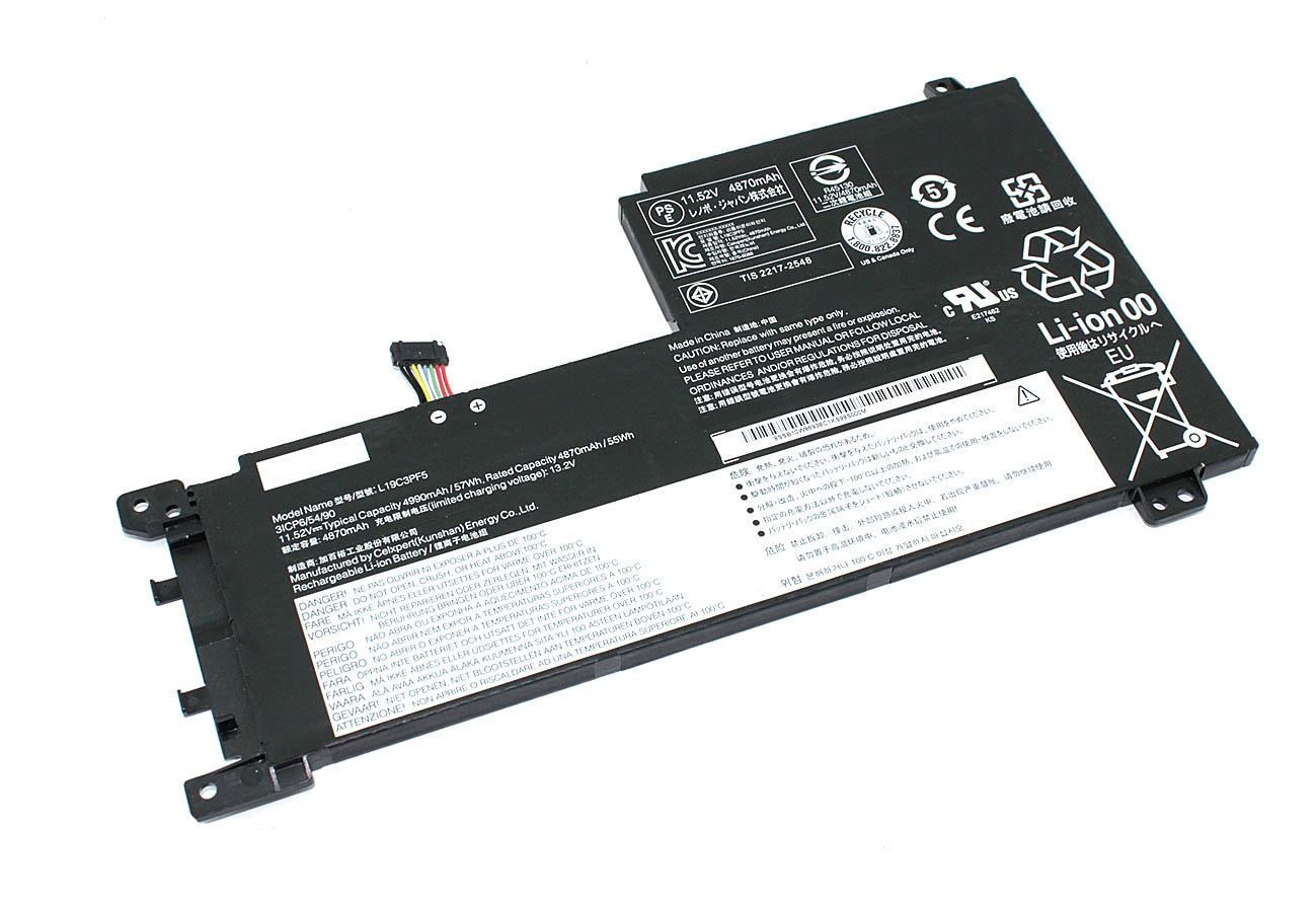 Аккумулятор для ноутбука Lenovo L19C3PF5 IdeaPad 5-15IIL05 11,52 V 4990 mAh (082437)