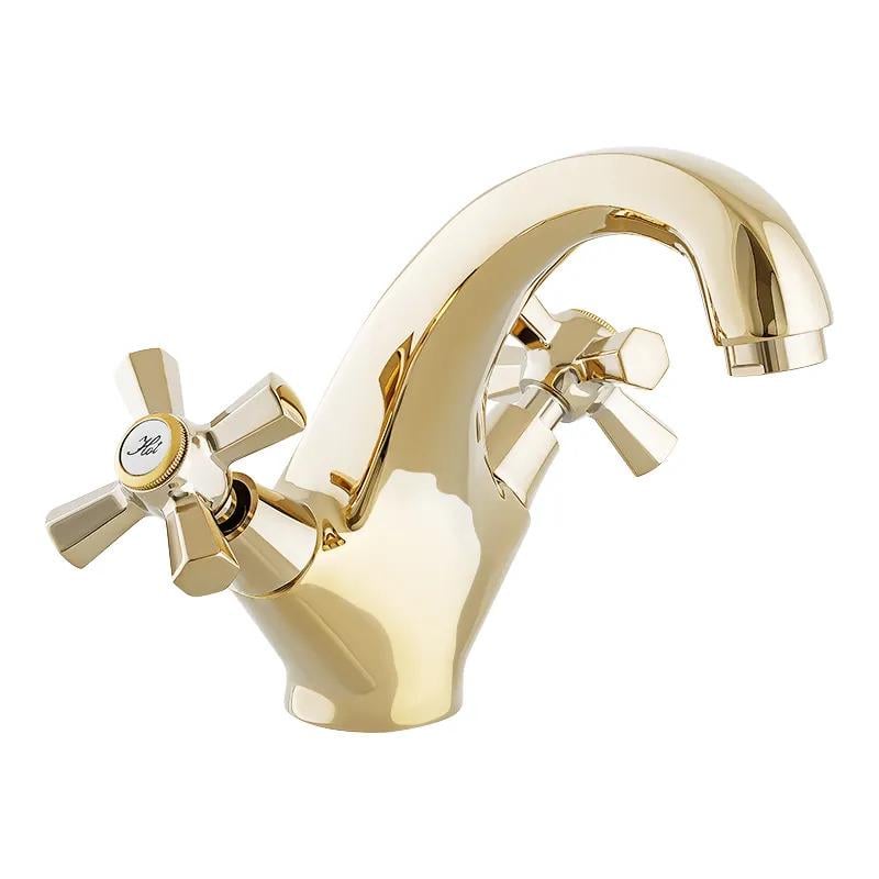 Змішувач для умивальника MIXXUS PREMIUM RETRO GOLD-161 Золотий (MI5848) Змішувач для умивальника MIXXUS PREMIUM RETRO GOLD-161 Золотий (MI5848)