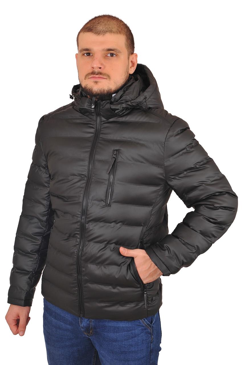 Куртка демісезонна чоловіча Fudiao 23-5832B Чорний (23-5832_43_64) - фото 3 Куртка демісезонна чоловіча Fudiao 23-5832B Чорний (23-5832_43_64) - фото 3