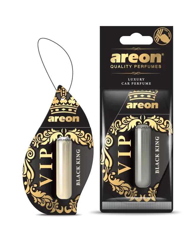 Ароматизатор на зеркало Areon VIP Liquid Black King 5 мл (LV02)