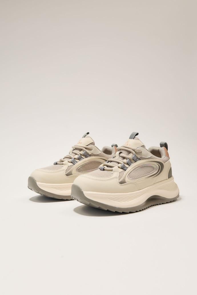 Кроссовки женские демисезонные ALLSY р. 38 Бежевый (194994)