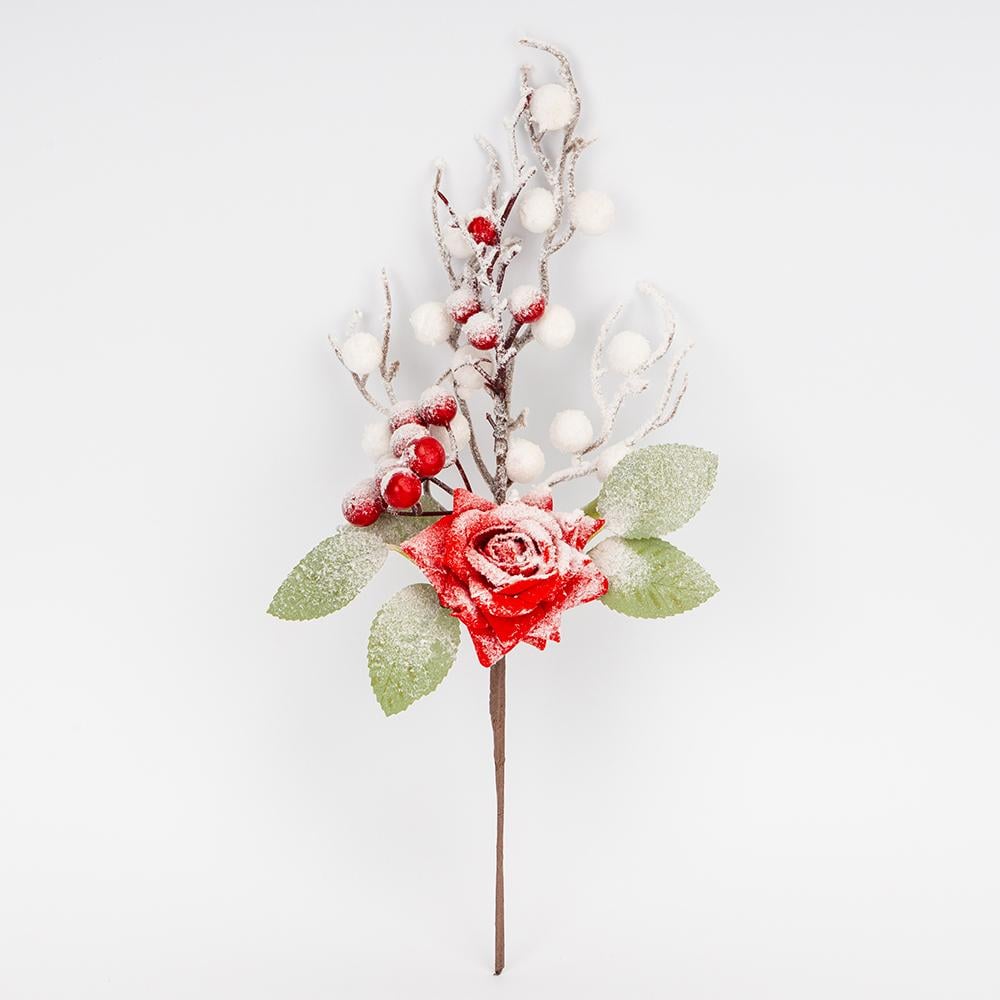 Декоративна гілка Святковий акцент 31 см (9257-005)