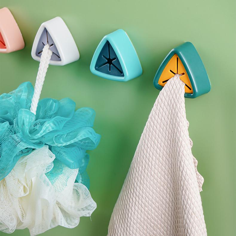 Самоклеючий настінний тримач Трикутник 11286 5х5 см Блакитний (4570859) - фото 3 Самоклеючий настінний тримач Трикутник 11286 5х5 см Блакитний (4570859) - фото 3