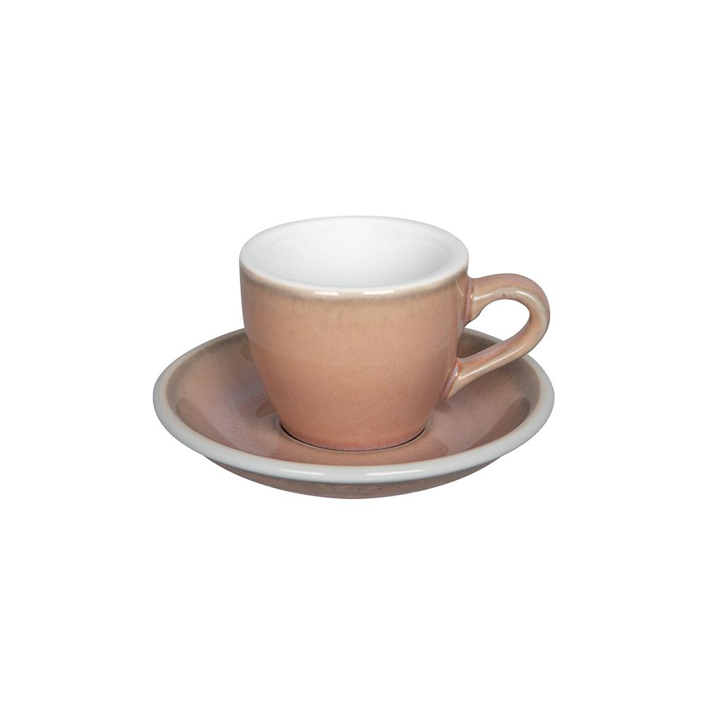 Набор Loveramics EGG Espresso Cup and Saucer чашка и блюдце 80 мл Potters Colours Роза