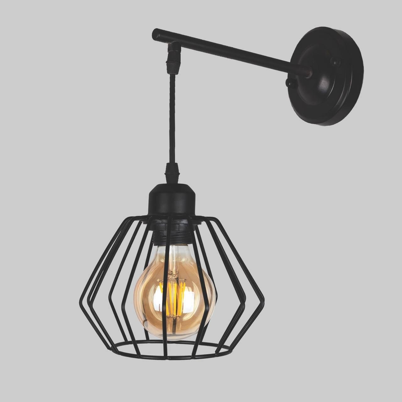 Бра лофт Чорний (56-WPR108F2-1 BK)