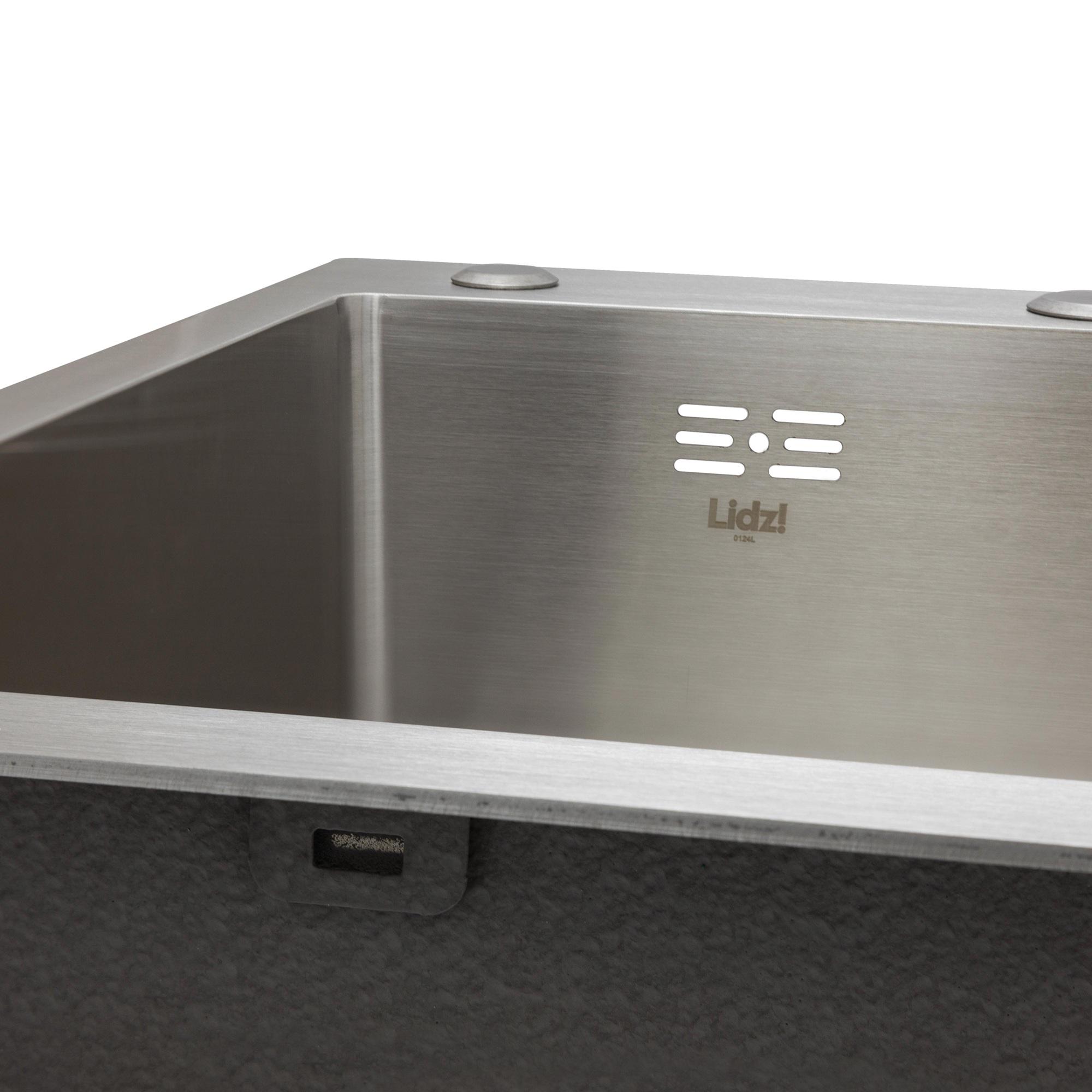 Мийка для кухні інтегрована Lidz Handmade H7849R Brushed Steel крило праворуч з дозатором 3/1 мм (31022581) - фото 4 Мийка для кухні інтегрована Lidz Handmade H7849R Brushed Steel крило праворуч з дозатором 3/1 мм (31022581) - фото 4