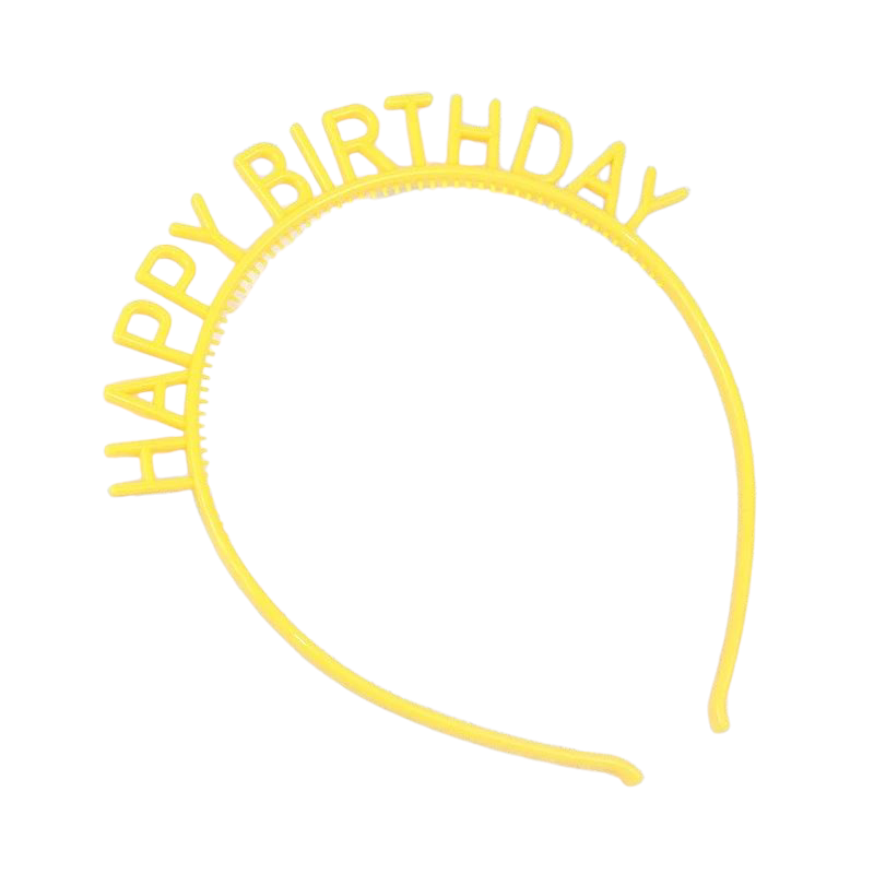 Обруч для волос Happy Birthday 15 см Желтый (2557365190) Обруч для волос Happy Birthday 15 см Желтый (2557365190)