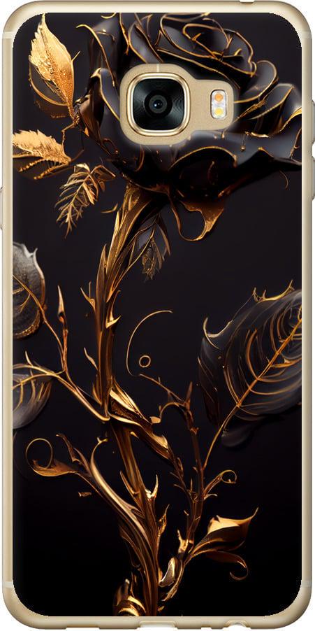 Чехол на Samsung Galaxy C5 C5000 Роза 3 (5552t-301-42517) Чехол на Samsung Galaxy C5 C5000 Роза 3 (5552t-301-42517)