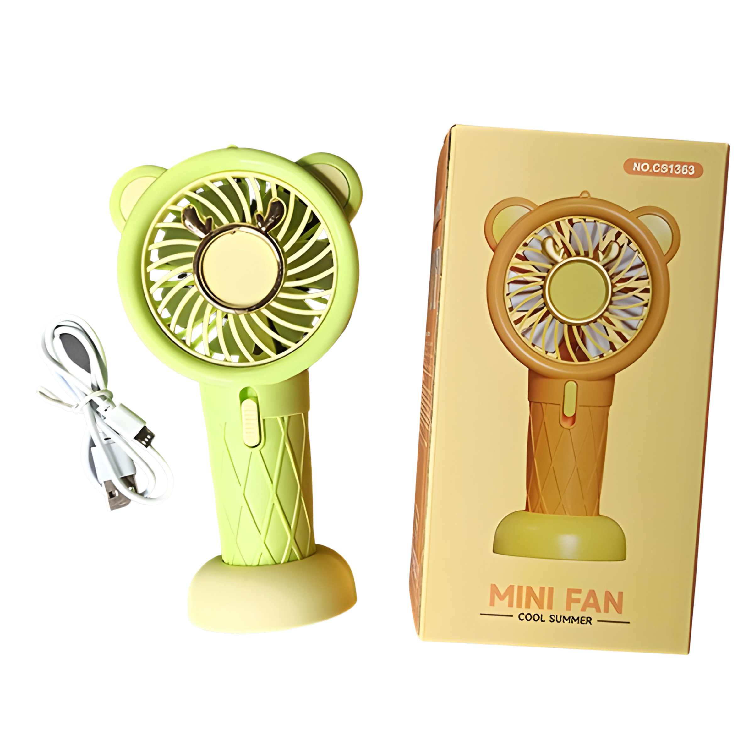 Вентилятор детский Зеленый (CS1363) - фото 3