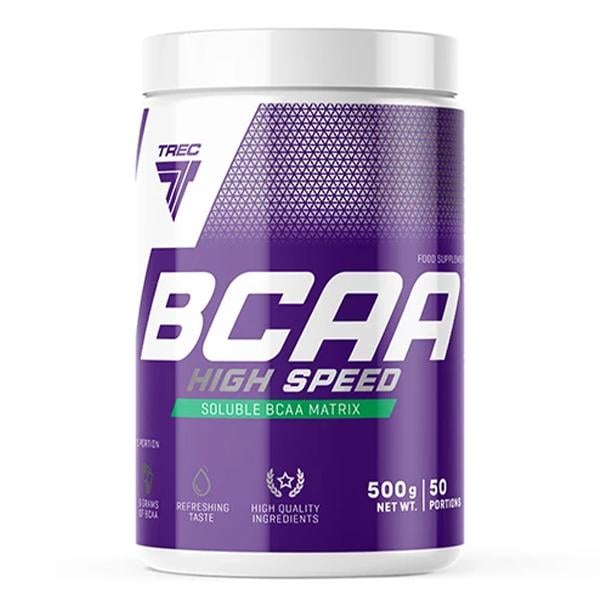 Амінокислота BCAA для спорту Trec Nutrition BCAA Hight Speed 500 г 50 порцій Lemon (000024873)