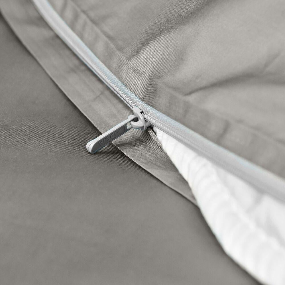 Комплект постельного белья евро IDEIA премиум сатин хлопок пододеяльник 200x220 см/2 наволочки 50x70 см Серо-бежевый (26848) - фото 10 Комплект постельного белья евро IDEIA премиум сатин хлопок пододеяльник 200x220 см/2 наволочки 50x70 см Серо-бежевый (26848) - фото 10
