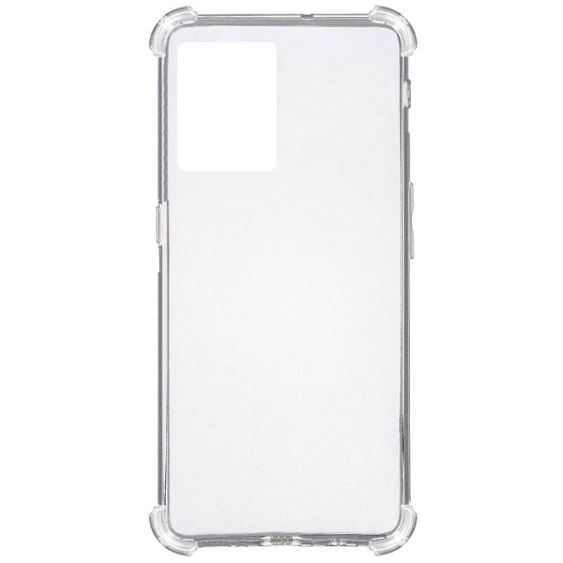 Противоударный TPU Чехол GETMAN Ease logo усиленные углы для Oppo Reno 7 4G Бесцветный(Прозрачный)