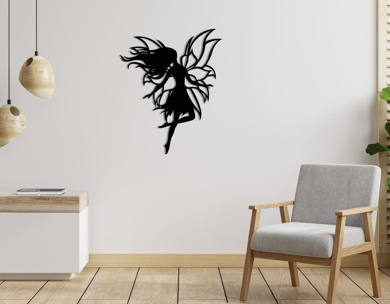Декоративное панно на стену Upwood Decor Magic Fairy 43х35 см Black (1572511301)
