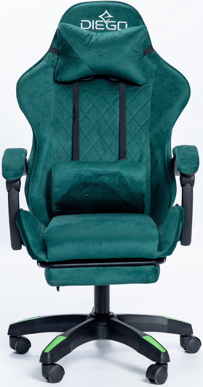 Кресло геймерское DIEGO ALCANTARA PRO Green (32011419) Кресло геймерское DIEGO ALCANTARA PRO Green (32011419)