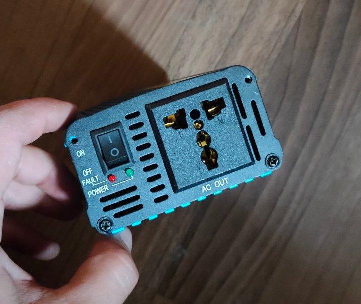 Инвертор IPOWER чистый синус 12-220V 600/1200 Вт (26339578) - фото 4