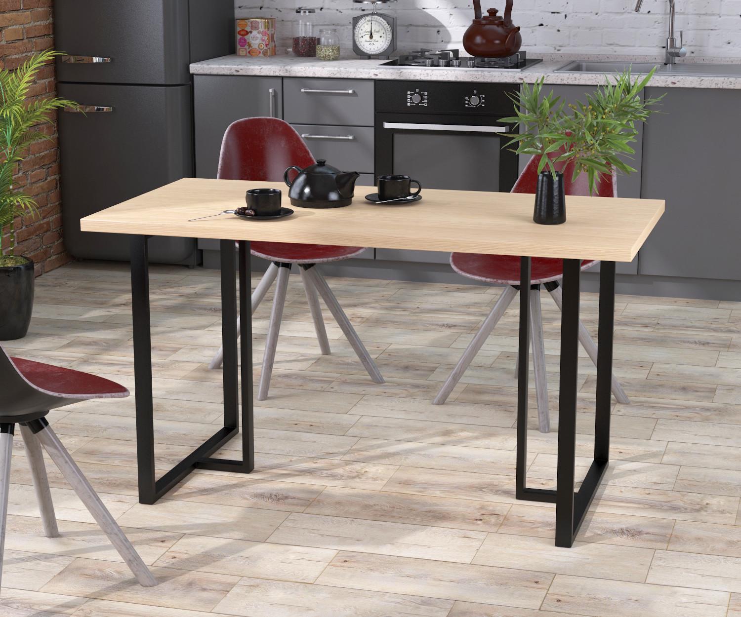 Стіл обідній Loft Design Тетра Дуб Борас