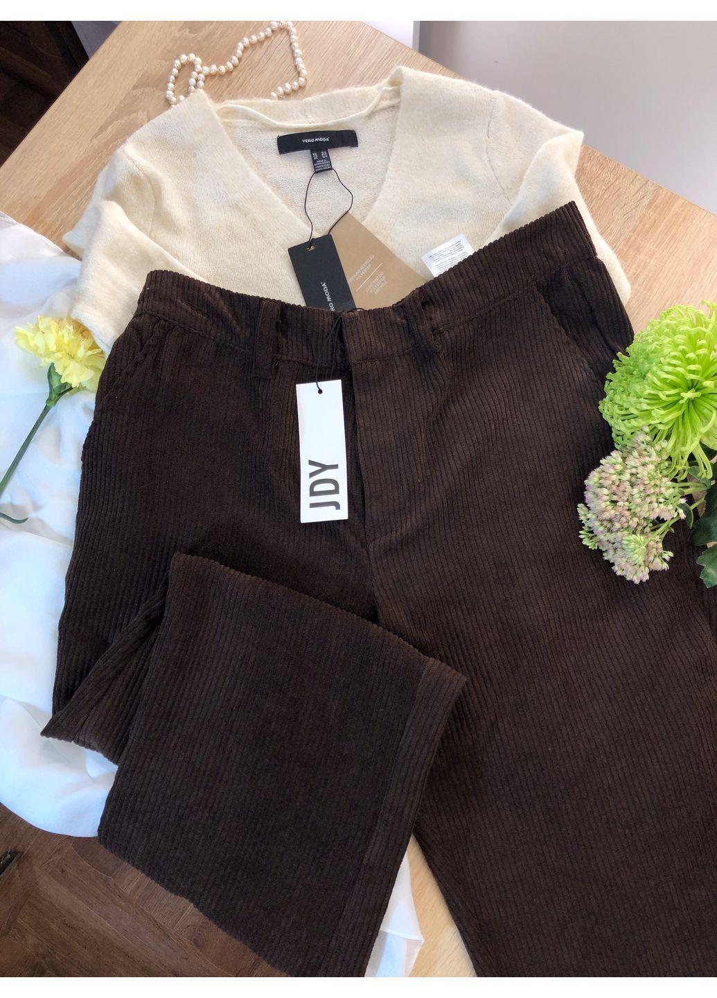 Брюки жіночі вельветові jdy XL (15272179) - фото 2