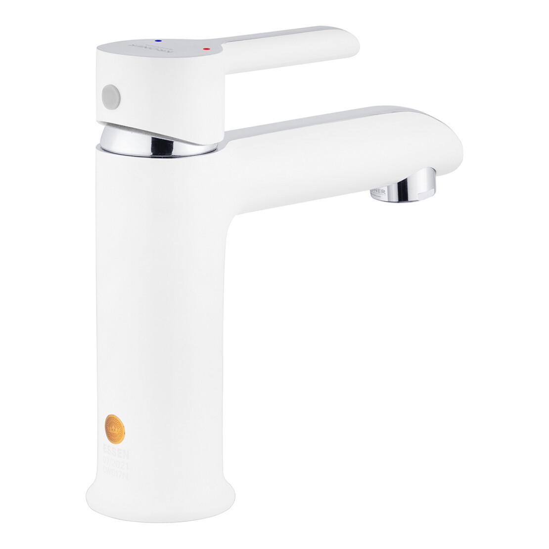 Смеситель для раковины Kroner KRP Essen W010 Белый/Хром (CV024323) - фото 4 Смеситель для раковины Kroner KRP Essen W010 Белый/Хром (CV024323) - фото 4