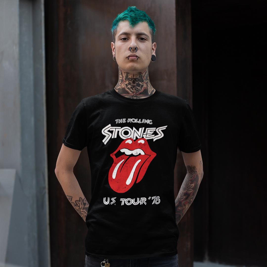 Футболка унисекс The Rolling Stones US Tour 78 M Черный (0000022712)