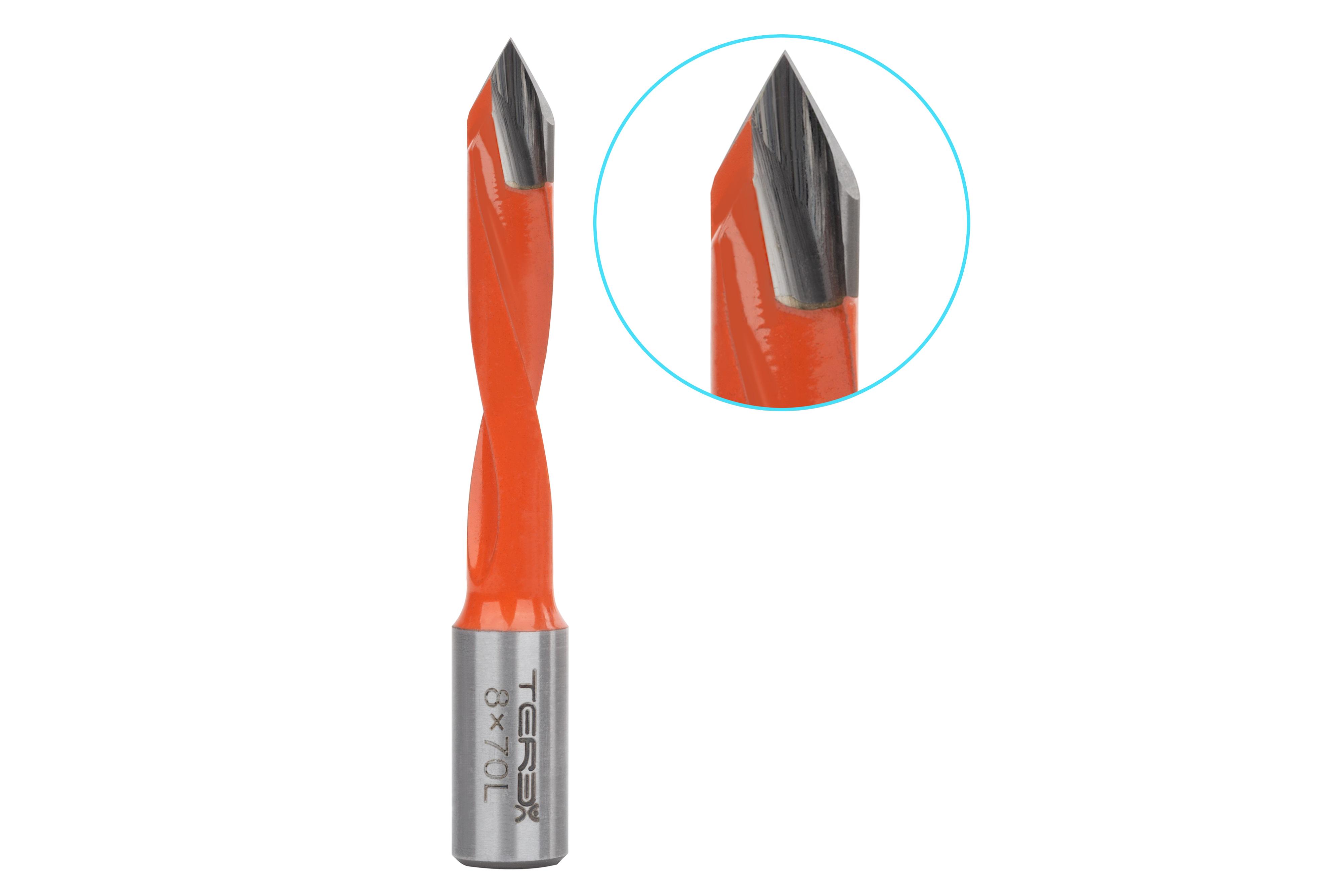 Свердло наскрізне TEREX ліве d 7 мм L 57 мм (000024) - фото 2 Свердло наскрізне TEREX ліве d 7 мм L 57 мм (000024) - фото 2