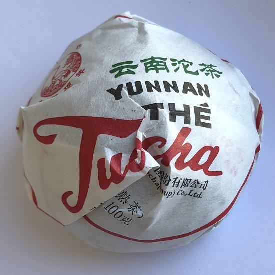 Чай Шу пуэр Ся Гуань Сосна и журавль Янь Нянь 2019 года 100 г