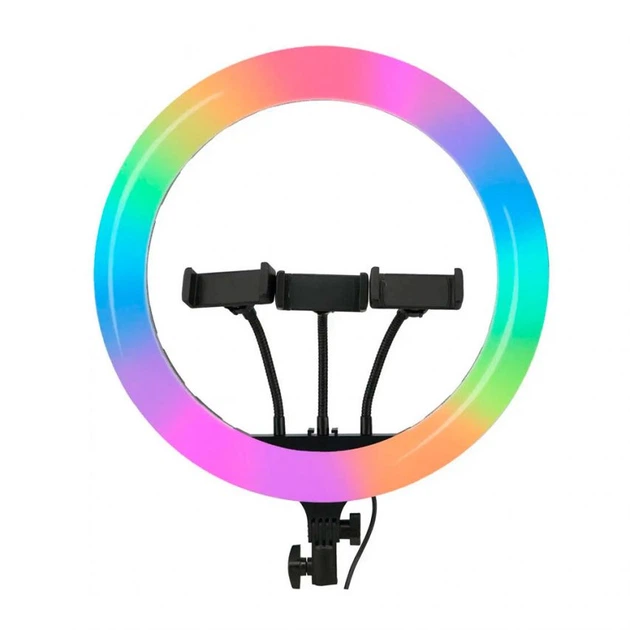 Кольцевая лампа 3D RGB со штативом 45 см (34629712)
