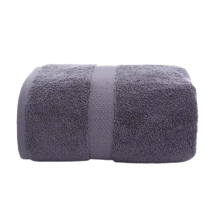Рушник банний Organic Lux 140х70 см Сірий (RBathGrayORGANIC_Lux) - фото 1 Рушник банний Organic Lux 140х70 см Сірий (RBathGrayORGANIC_Lux) - фото 1