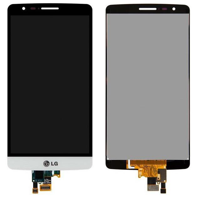 Дисплейний модуль Liquid Crystal Display/Touchscreen для LG D724 G3S Білий (000016638) - фото 2