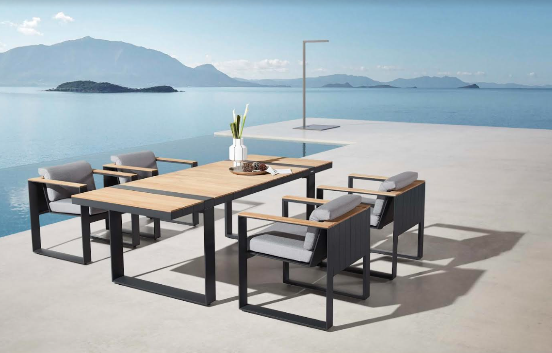 Комплект уличной мягкой мебели в стиле Loft с металлическим каркасом (KS-1364)