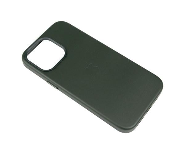 Чохол-накладка Leather Case для Apple iPhone 14 Pro Max Sequoia green - фото 3