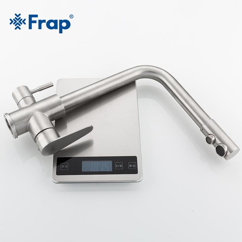 Смеситель для кухни с фильтром для питьевой воды Frap F4348 Г-образный гусак (33258) - фото 6