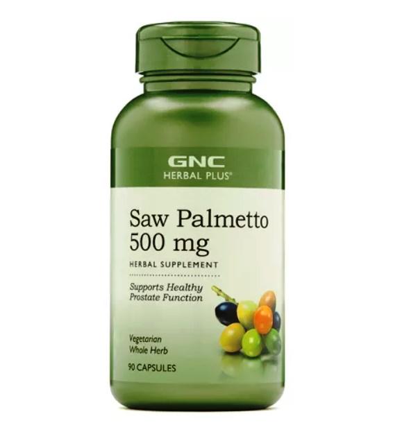 Экстракты ягод сереноа GNC Herbal Plus Saw Palmetto 500 mg 90 Caps