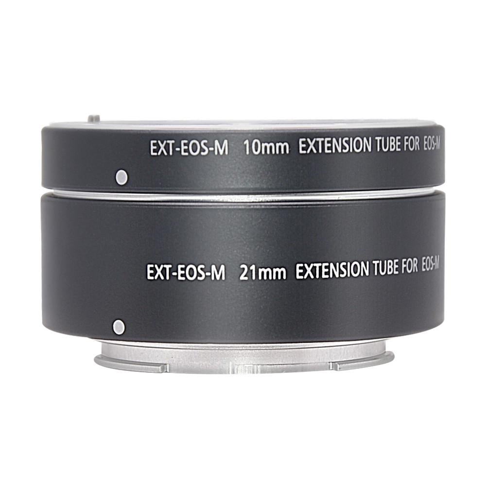Макрокольца автофокусные для фотокамер Canon EOS M байонет EF-M беззеркальные Mcoplus EXT-EOS M 10/21 мм