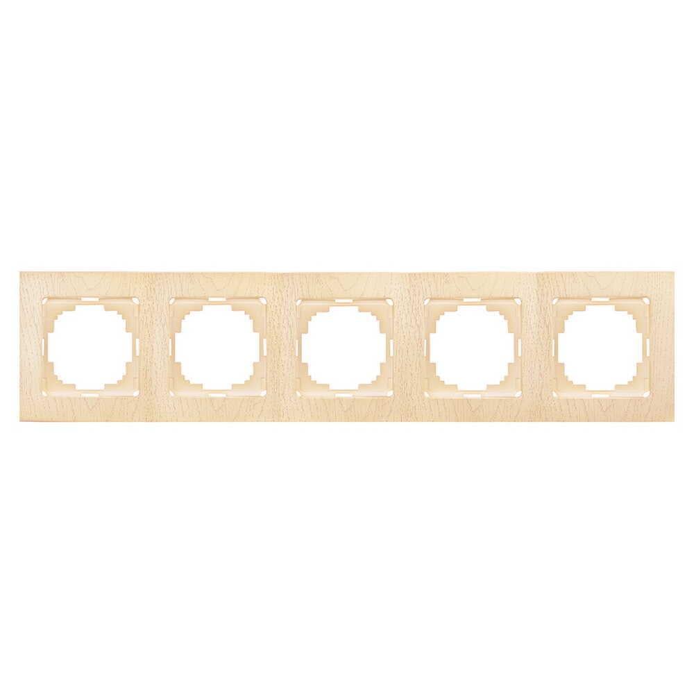 Рамка пятиместная Nilson Touran Клен (00000023665)