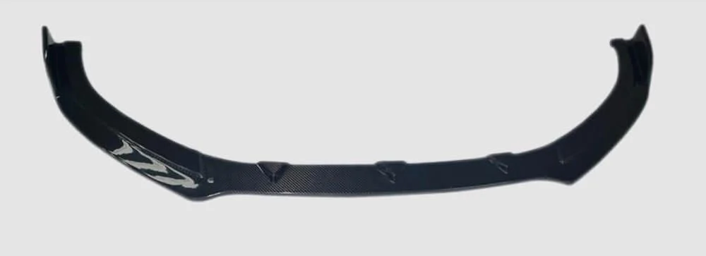 Накладка на передний бампер DDCarbon Lip V3/S-Line SD 2012-2016/Audi A3 2012-2020 гг. карбон (132997)