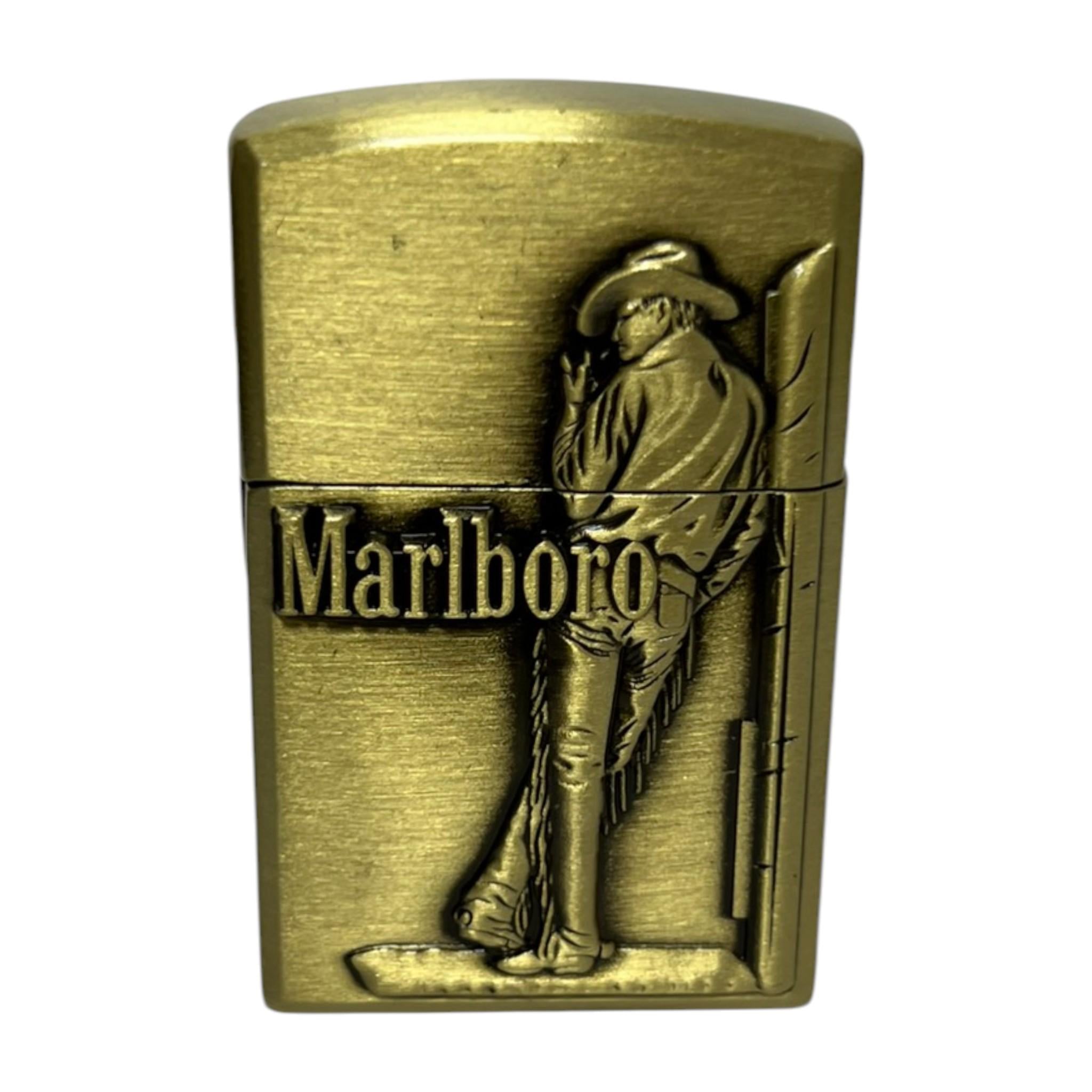 Зажигалка газовая Marlboro HL-486 в подарочной упаковке Gold (13033-3)