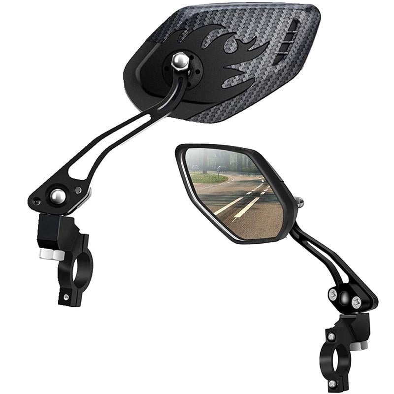 Зеркала заднего вида для мотоцикла/велосипед/самокат/мопеда Motorcycle Mirror пара алюминий с креплениями Зеркала заднего вида для мотоцикла/велосипед/самокат/мопеда Motorcycle Mirror пара алюминий с креплениями