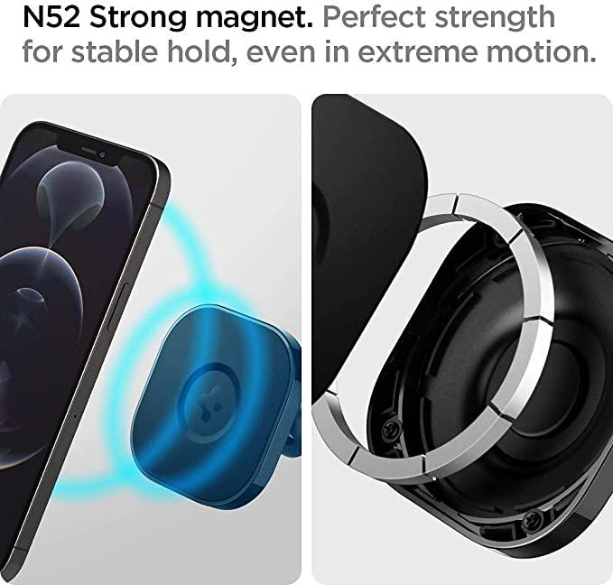 Автодержатель с беспроводной зарядкой Spigen OneTap Magnetic Magsafe Dashboard (ITS35) - фото 5 Автодержатель с беспроводной зарядкой Spigen OneTap Magnetic Magsafe Dashboard (ITS35) - фото 5