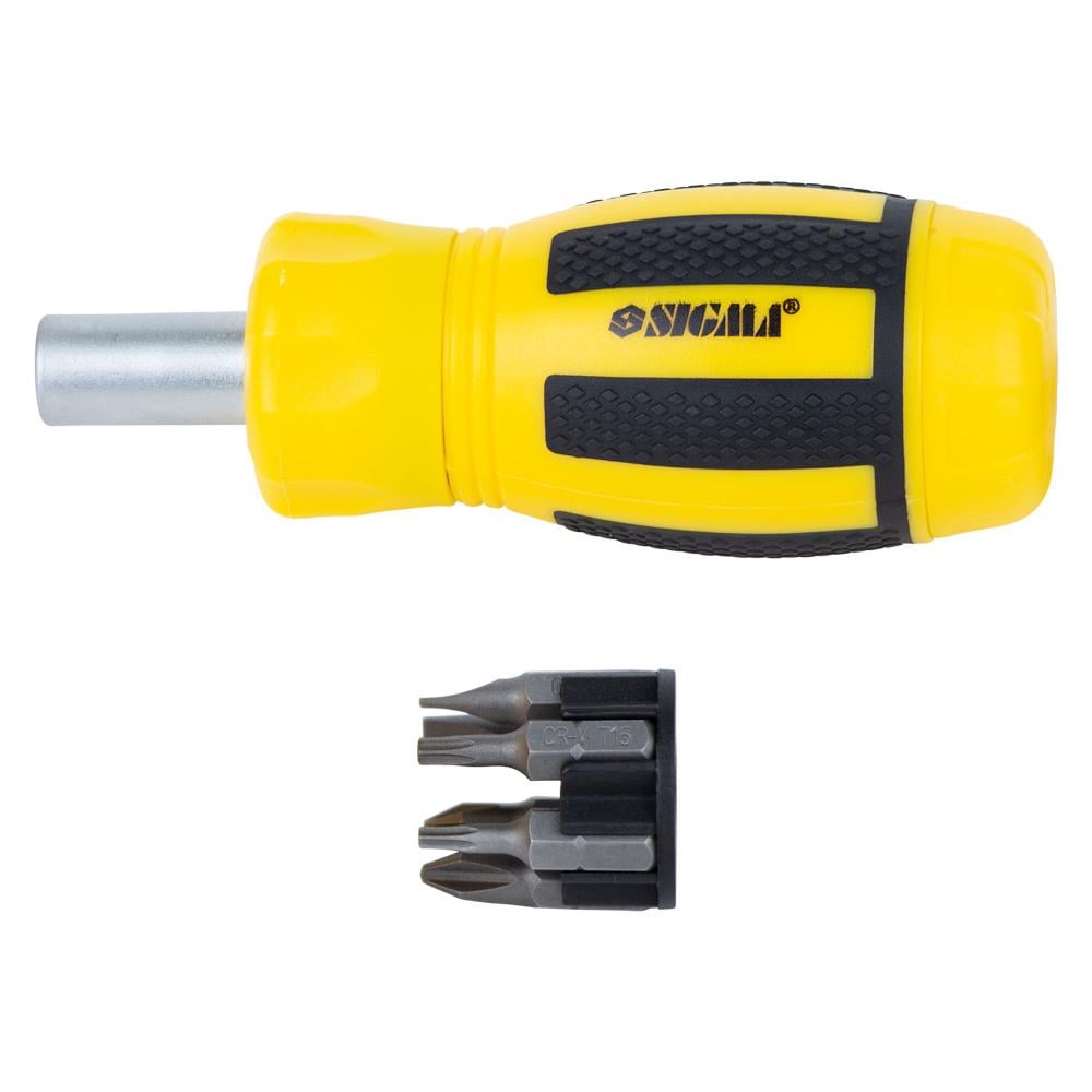 Викрутка з реверсом Sigma Mini + біт 6 шт. CrV (4001811)