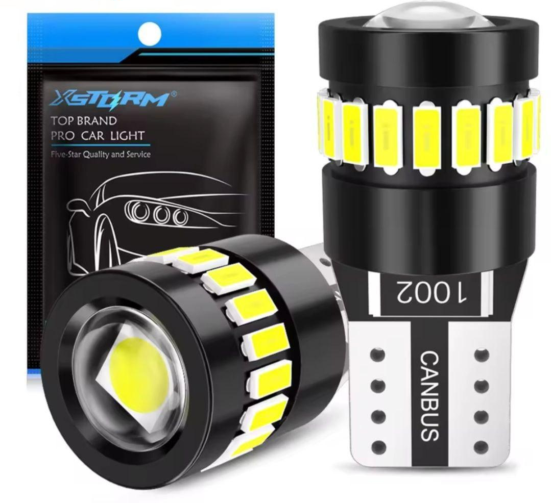 Автомобильные лампы XSTORMW5W T10 2 шт. LED W5W T10 6000K с HD-линзой 12V (0503)