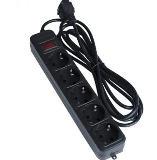 Фильтр сетевой Maxxter SPM5-G-10B 5 розеток кабель 3 м Black (000536348) Фильтр сетевой Maxxter SPM5-G-10B 5 розеток кабель 3 м Black (000536348)