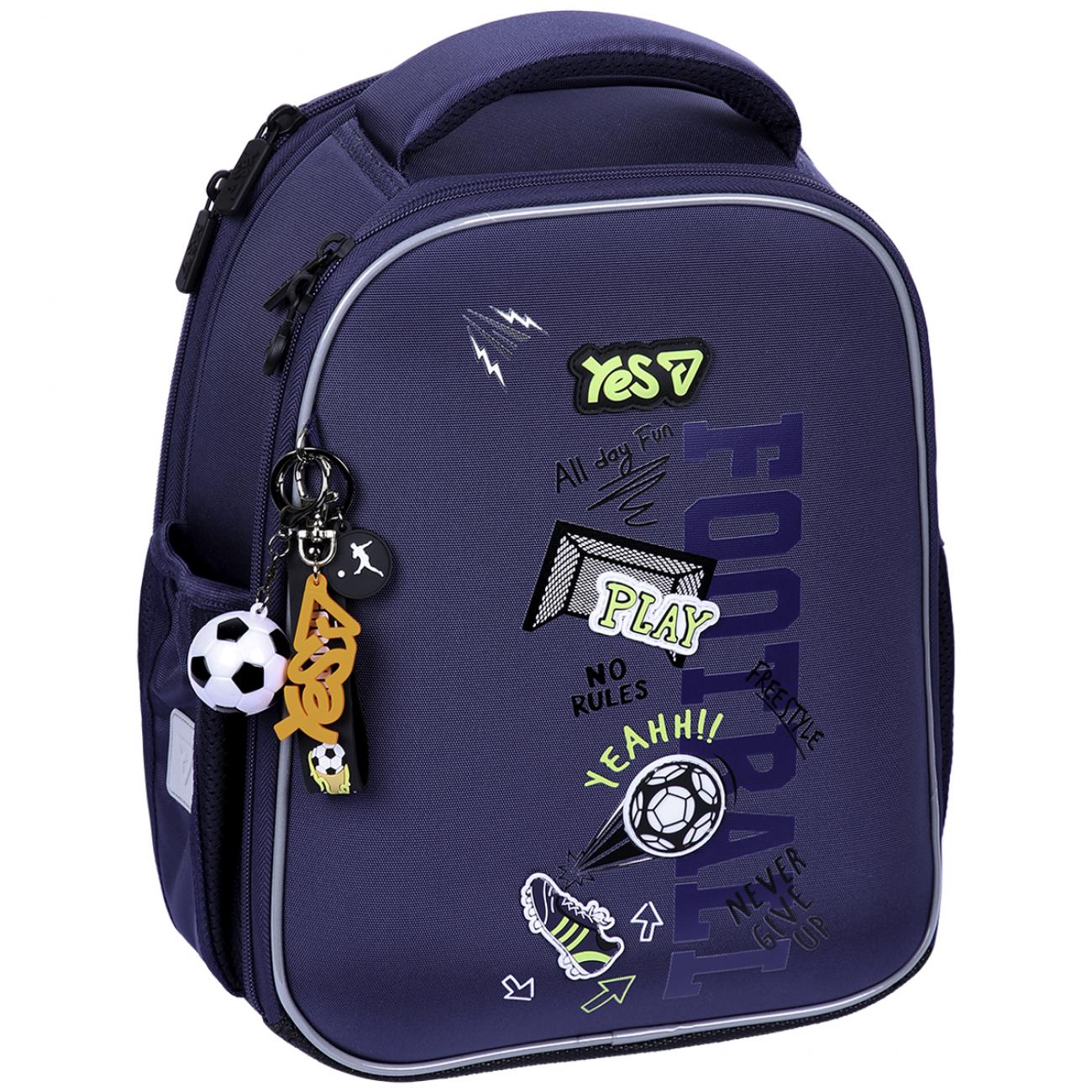 Школьный каркасный рюкзак YES Play Football H-100S (550213)