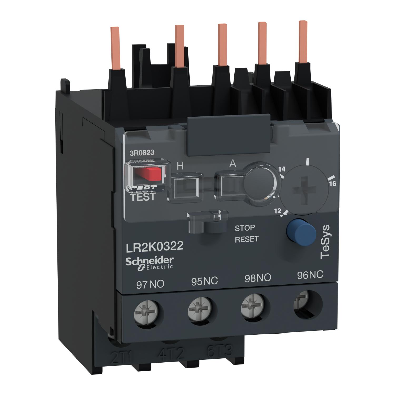 Реле тепловое Schneider Electric TeSys 12-16А (LR2K0322)