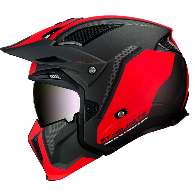 Мотошлем MT HELMETS STREETFIGHTER SV Twin S Matt Red (10789)