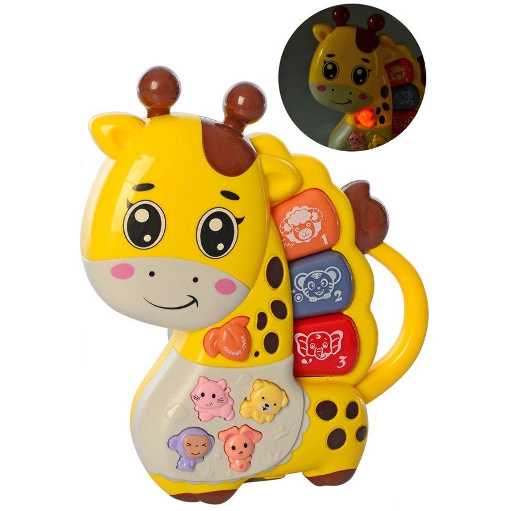 Дитяче піаніно TK Group Жираф Жовтий (111534) - фото 5 Дитяче піаніно TK Group Жираф Жовтий (111534) - фото 5