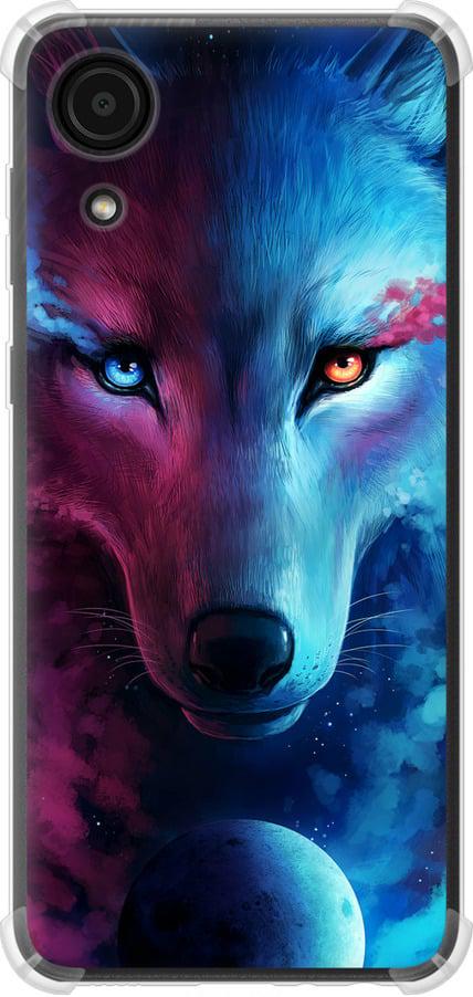 Чехол на Samsung Galaxy A03 Core A032F Арт-волк (3999sp-2539-42517)