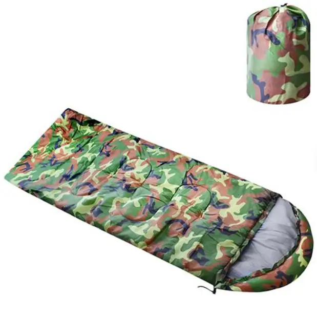 Спальний мішок ковдра з капюшоном Sleeping bag 220х70 см 1,3 кг Камуфляж (2896) - фото 7 Спальний мішок ковдра з капюшоном Sleeping bag 220х70 см 1,3 кг Камуфляж (2896) - фото 7