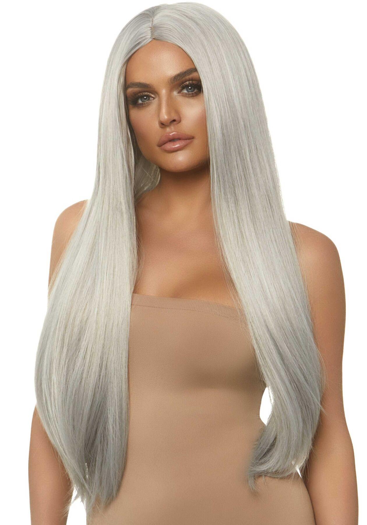 Перука Leg Avenue Long straight center part wig 33" Grey (SO8588) - фото 1