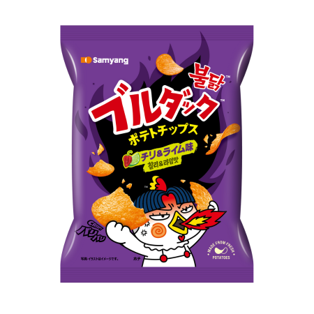Чипсы Samyang Buldak Potato Chips Habanero Lime 55 г (2354724557)