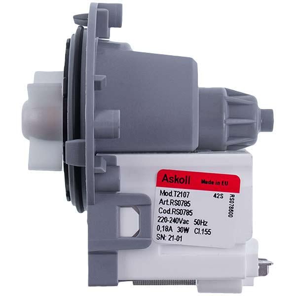 Помпа RC0480/T2124 M332 для пральної машини Askoll алюмінієва обмотка 30 Вт (00000021232) - фото 3